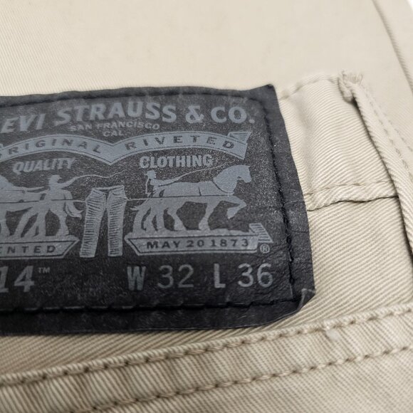 New Levis Strauss 514 Straight Water Less Mens Sits Bellow Waist 32 X 36 - Picture 7 of 15